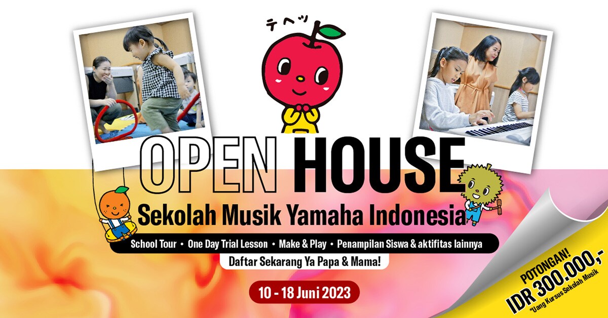 Ayo Ikut Open House Di Sekolah Musik Yamaha