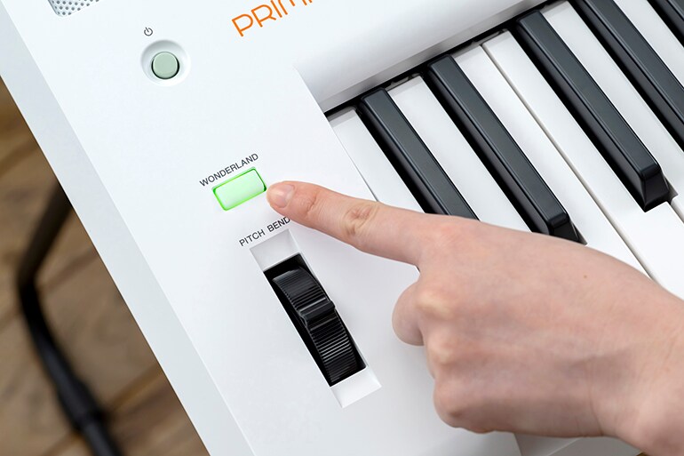 Fungsi keyboard untuk memutar suara hewan dan efek suara dengan menekan tombol Wonderland