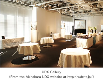 Silakan dimulai dengan menggambarkan UDX Conference dan UDX Gallery kepada kami.

