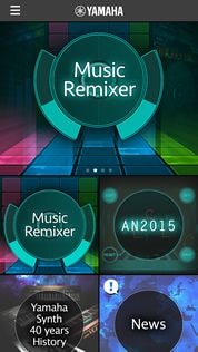 Apakah MONTAGE dapat dihubungkan dengan perangkat iOS "AN2015" atau "Music Remixer"?