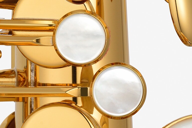 Tombol kunci Mother of pearl