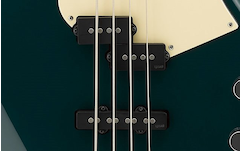 Tampilan dekat pickup magnet alnico V5 kustom