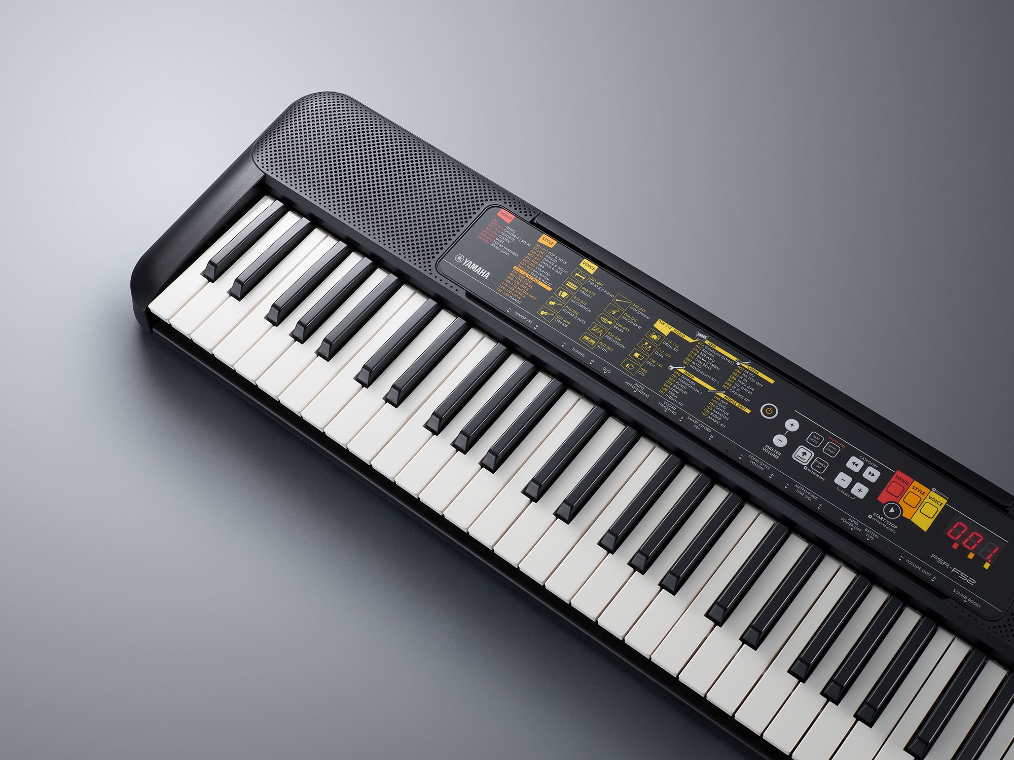 PSR-F52 - Tinjauan - Portable Keyboard - Keyboard Instrumen - Alat ...