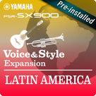 Latin America (Expansion Pack yang telah diinstal (pre-installed)- data yang kompatibel Yamaha Expansion Manager)
