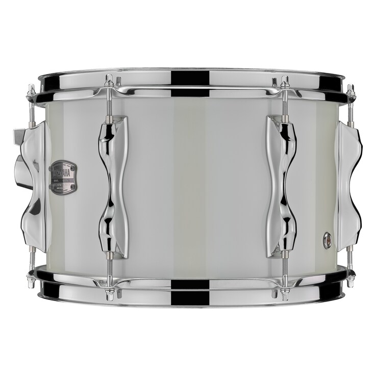 Tom drum dengan finishing Polar White