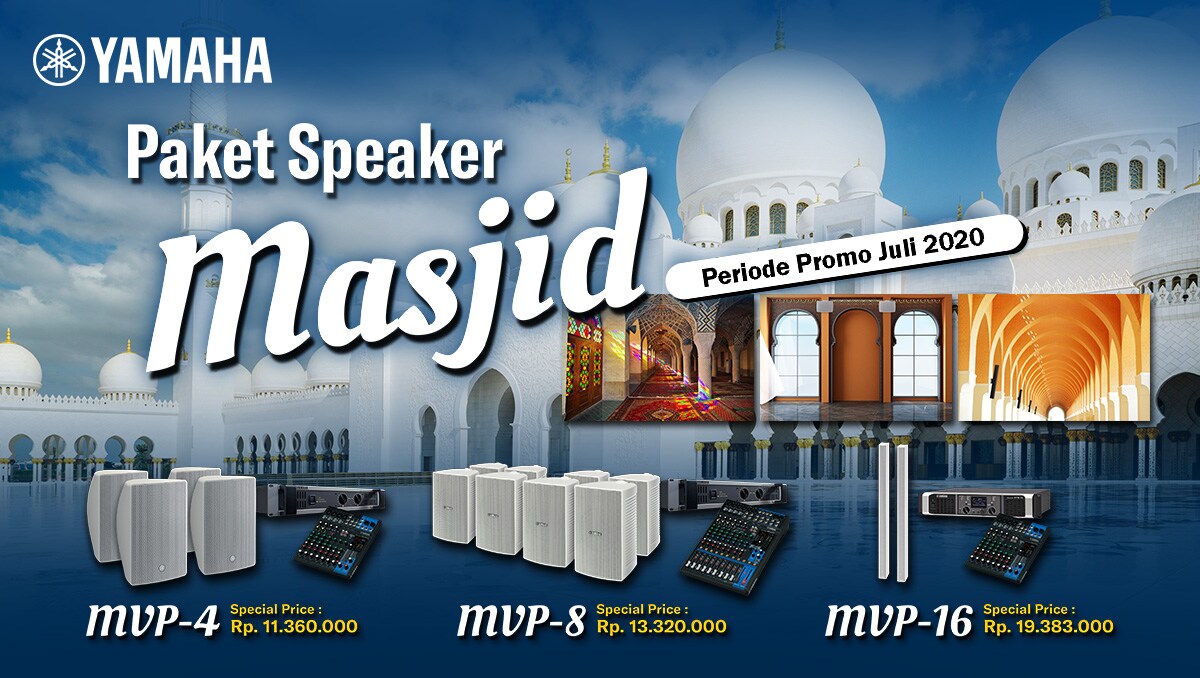 Dapatkan Promo Paket Speaker Untuk Masjid dari Yamaha