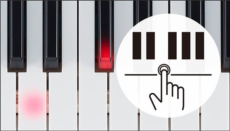 Keyboard yang Bercahaya (fungsi Light Guide) >