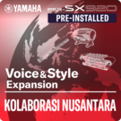 Kolaborasi Nusantara (Expansion Pack yang telah diinstal (pre-installed)- data yang kompatibel dengan Yamaha Expansion Manager)