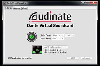 dante virtual soundcard and mac high sierra