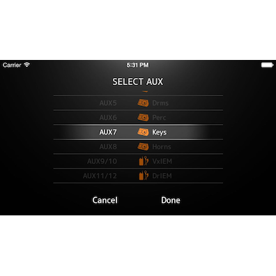 AUX Select