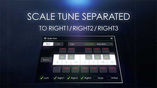 Peningkatan fungsi scale tune