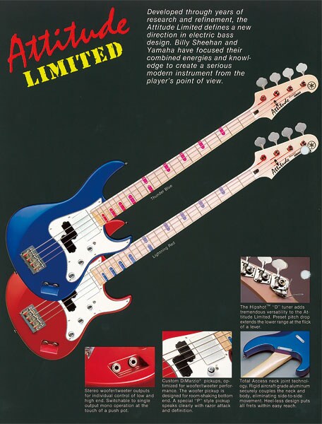 Model Ikonis Attitude Limited Billy Sheehan